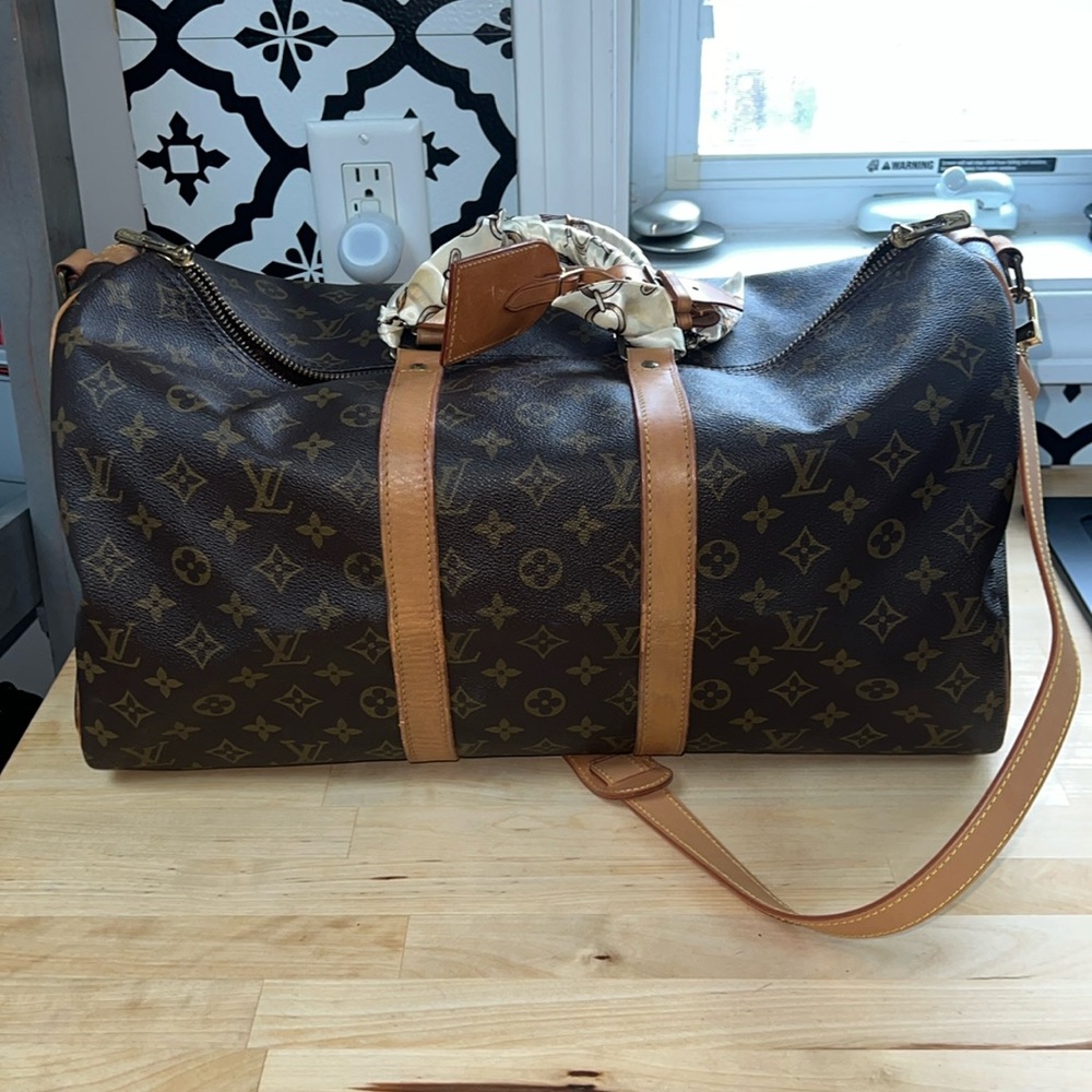 Louis Vuitton Keepall Duffle 45 Brown Canvas Monogram